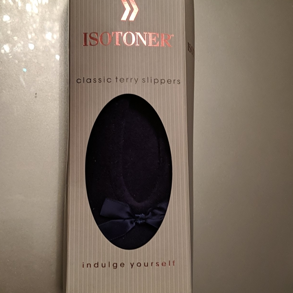 Isotoner Terry cloth slippers